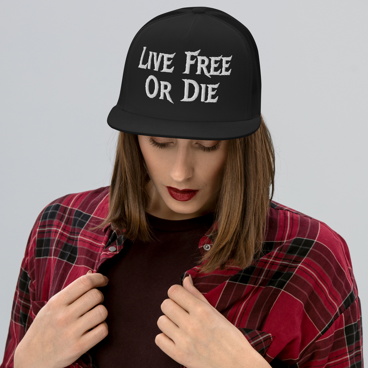 Live Free or Die Trucker Cap