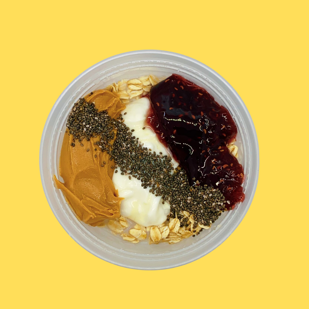 PB&J Overnight Oats