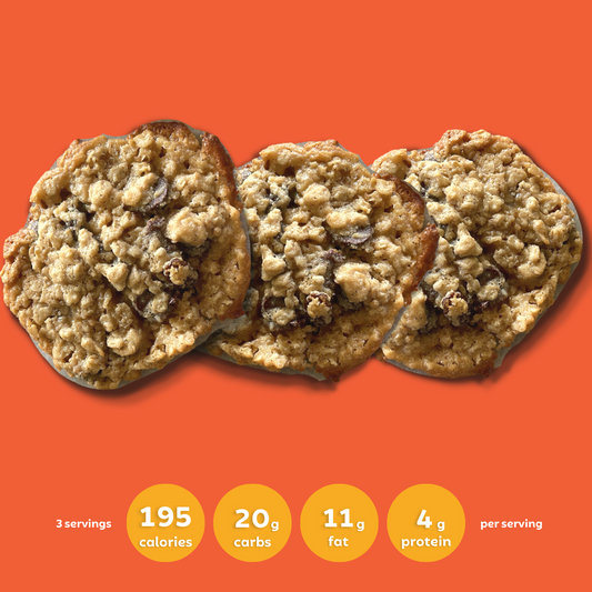 Tahini Oatmeal Monster Cookies