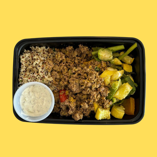 Greek Gyro Beef Bowl