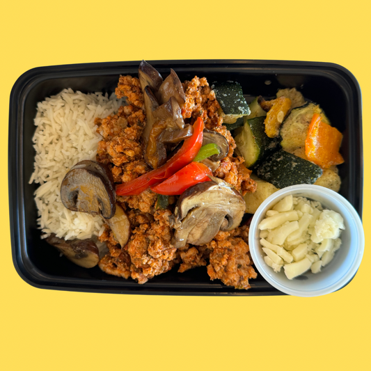 Deluxe Ground Turkey Pizza Bowl